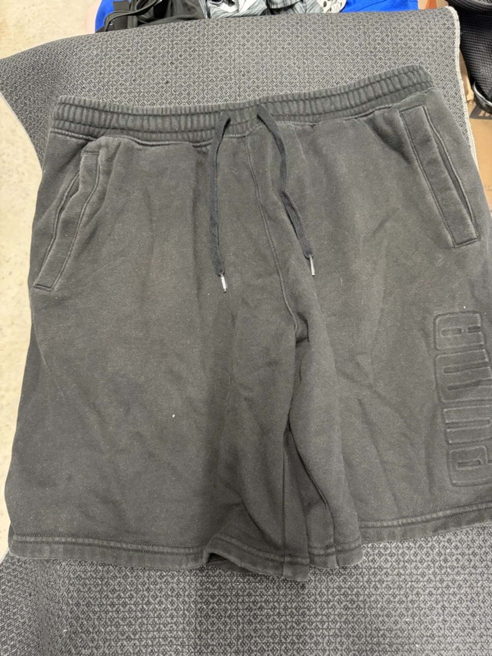 Puma Men's Black Athletic Drawstring Shorts